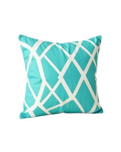 Noriega Turquoise Geometric Pillow (synthetic illustration; no displayed measurements)