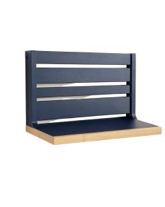 Moss Edge Wall-Mounted Entryway Organizer Shelf - Navy