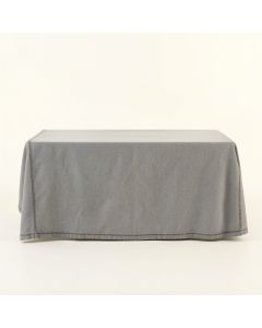 Elm Crossing Flat Bed Sheet - Gray (synthetic illustration; no displayed measurements)