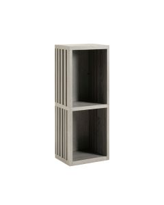 Ash Bluff Narrow Cubby Tower - Gray