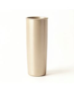 Moss Arc Empty Decorative Vase - Beige (synthetic illustration; no displayed measurements)