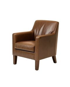 Mehaffey Leather Upholstered Dining Chair (synthetic illustration; no displayed measurements)