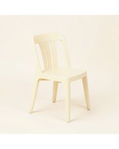 Moss Arc Small Chair - Ivory (synthetic illustration; no displayed measurements)