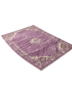 Medfield Plum , Vintage Abstract Purple Area Rug
