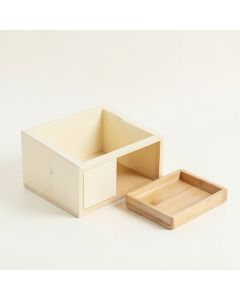 Aspen Bluff Empty Coffee-Station Organizer - Cream (synthetic illustration; no displayed measurements)