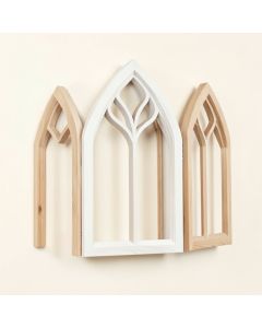 3 Piece Gothic Church Window Wall Décor Set (synthetic illustration; no displayed measurements)