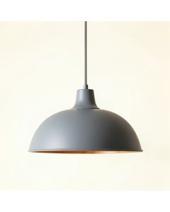 Shore Canyon Pendant Light Suspended From One Plain Cable - Gray (synthetic illustration; no displayed measurements)