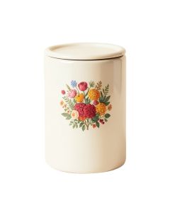 Rae Dunn Stem Print 3.5 Qt . Flour Canister