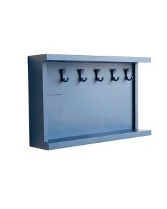 Vale Brook Wall-Mounted Entryway Organizer Shelf - Blue (synthetic illustration; no displayed measurements)
