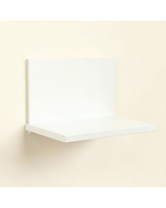 Brook Crossing Wall-Mounted Shelf - White (synthetic illustration; no displayed measurements)