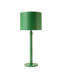 Cedar Brook Floor Lamp With A Plain Fabric Shade - Green