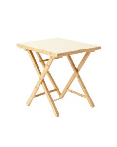 Moss Branch Compact Balcony Table - Cream (synthetic illustration; no displayed measurements)