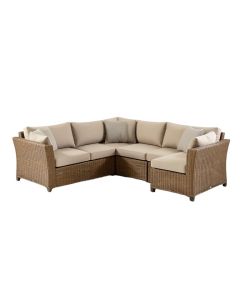 Mangum Patio 9 Piece Rattan Sofa Seating Group With Cushions