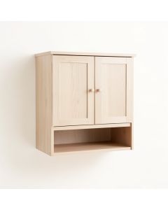 Ridge Bend Wall-Mounted Laundry Cabinet - Beige (synthetic illustration; no displayed measurements)