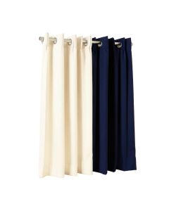 Gourdine Absolute Zero Solid Max Blackout Thermal Grommet Single Curtain Panel