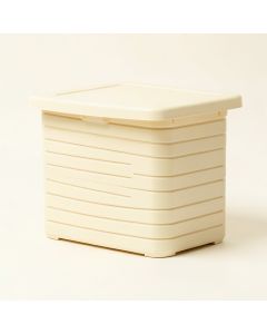 Clay Dell Closed Outdoor Storage Box - Ivory (synthetic illustration; no displayed measurements)