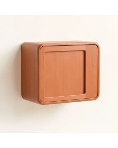 Ridge Arc Wall-Mounted Entry Cabinet (synthetic illustration; no displayed measurements)