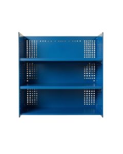 Linden Bridge Empty Wall-Mounted Tool Organizer Panel - Blue (synthetic illustration; no displayed measurements)