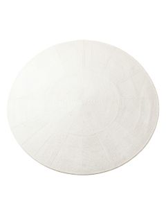 Dawn Branch Round Area Rug - White (synthetic illustration; no displayed measurements)