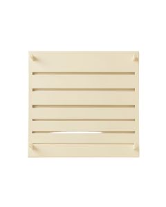 Elm Crossing Empty Wall-Mounted Tool Organizer Panel - Ivory (synthetic illustration; no displayed measurements)