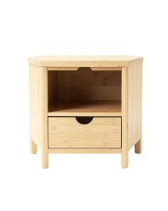 Flint Bridge Nightstand - Beige (synthetic illustration; no displayed measurements)