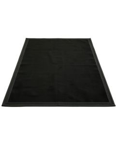 Hill Bridge Rectangular Outdoor Rug - Black (synthetic illustration; no displayed measurements)