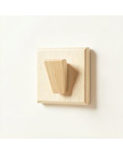 Oak Crest Wall-Mounted Robe Hook - Ivory (synthetic illustration; no displayed measurements)