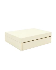 Summit Bend Desktop Monitor Riser - Cream (synthetic illustration; no displayed measurements)