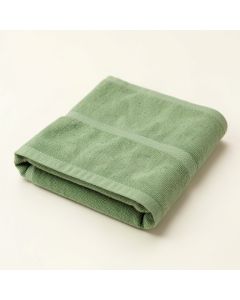 Vale Dell Bath Towel - Green (synthetic illustration; no displayed measurements)