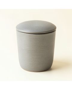 River Bridge Storage Canister With Lid - Gray (synthetic illustration; no displayed measurements)
