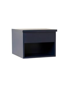 Dune Bend Wall-Mounted Shelf - Navy