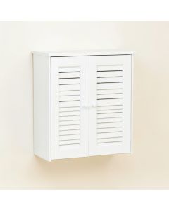 Cliff Branch Wall-Mounted Laundry Cabinet - White (synthetic illustration; no displayed measurements)