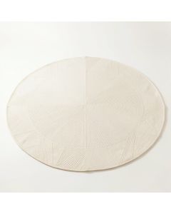 Oak Crest Round Area Rug - Cream (synthetic illustration; no displayed measurements)