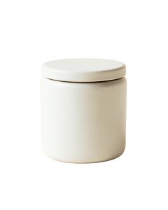 Linden Bridge Storage Canister With Lid - White
