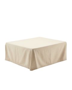 Cove Canyon Flat Bed Sheet - Beige (synthetic illustration; no displayed measurements)