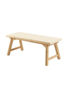 Juniper Branch Indoor Bench - Cream