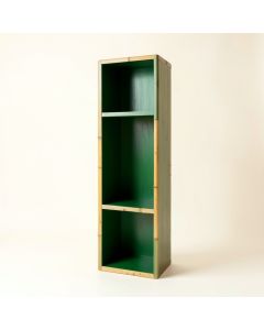 Laurel Bridge Narrow Cubby Tower - Green (synthetic illustration; no displayed measurements)