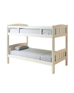 Jenafir Twin Over Full Solid Wood Standard Bunk Bed