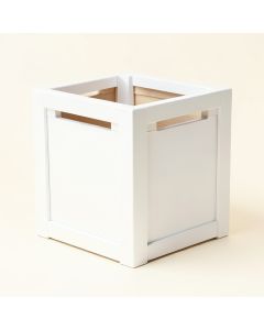 Bay Crossing Closed Garden Compost Bin - White (synthetic illustration; no displayed measurements)