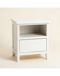 Maple Bridge Nightstand - White (synthetic illustration; no displayed measurements)