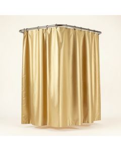 Droplets Of Gold Single Shower Curtain (synthetic illustration; no displayed measurements)