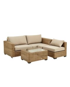Rhymer 4 Piece Rattan Sofa Seating Group With Cushions (synthetic illustration; no displayed measurements)