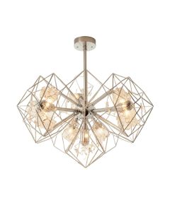 Moxley 6-Light Unique / Statement Geometric Chandelier