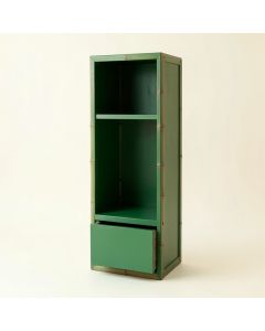 Aspen Branch Narrow Cubby Tower - Green (synthetic illustration; no displayed measurements)