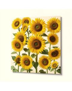 Gathering Sunflowers Wall Decal (synthetic illustration; no displayed measurements)
