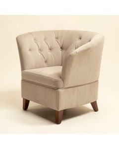 Pearce Diamond Tufted Upholstered Skirted Side Chair (synthetic illustration; no displayed measurements)