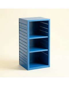 Stone Dale Narrow Cubby Tower - Blue (synthetic illustration; no displayed measurements)