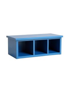 Cedar Dale Shoe Storage Bench - Blue