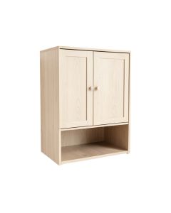 Willow Bend Wall-Mounted Laundry Cabinet - Beige (synthetic illustration; no displayed measurements)