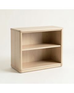 Sage Bluff Low Bookcase - Beige (synthetic illustration; no displayed measurements)